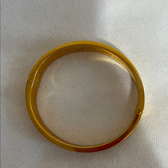 Kate Spade Gold and White Paw Bangle - Picture 6 of 8